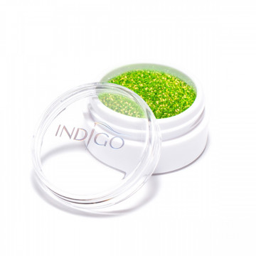 Indigo Pixel Effect Neon Green