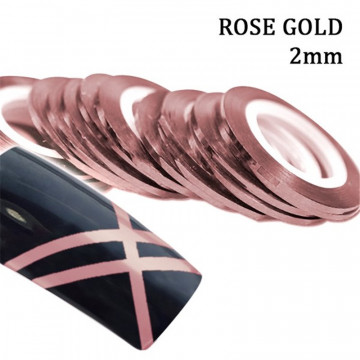 Stripe Thin Rose Gold 2mm