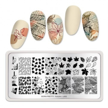 NAIL STAMP AUTUMN L002